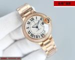 TW Factory Cartier 33*10MM NH05 Movement Rose Gold Bracelet Sapphire Glass Couple buy replica watches free shipping USA